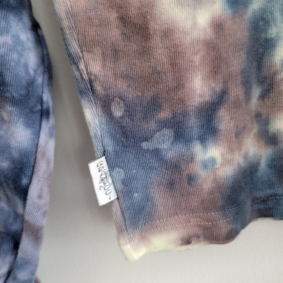 Gramicci Tie Dye Long Sleeve Boho Hippie Festival Tee Shirt XL fits like M - Picture 3 of 5